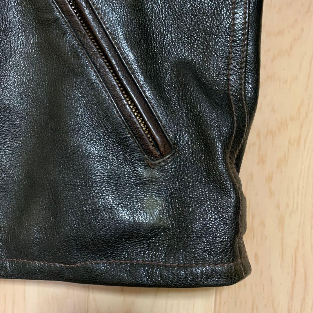 ウエストライドレザージャケット