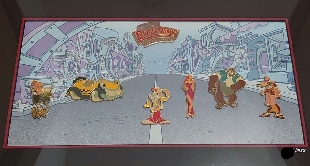 ロジャーラビット ピンバッジ 10周年 限定品 ディズニー