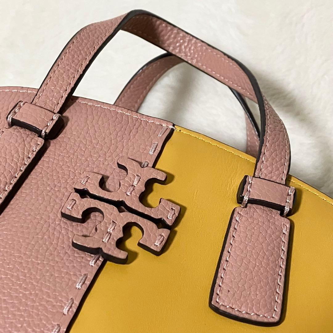 未使用級 TORY BURCH マックグロー 2way ショルダー バッグ 革