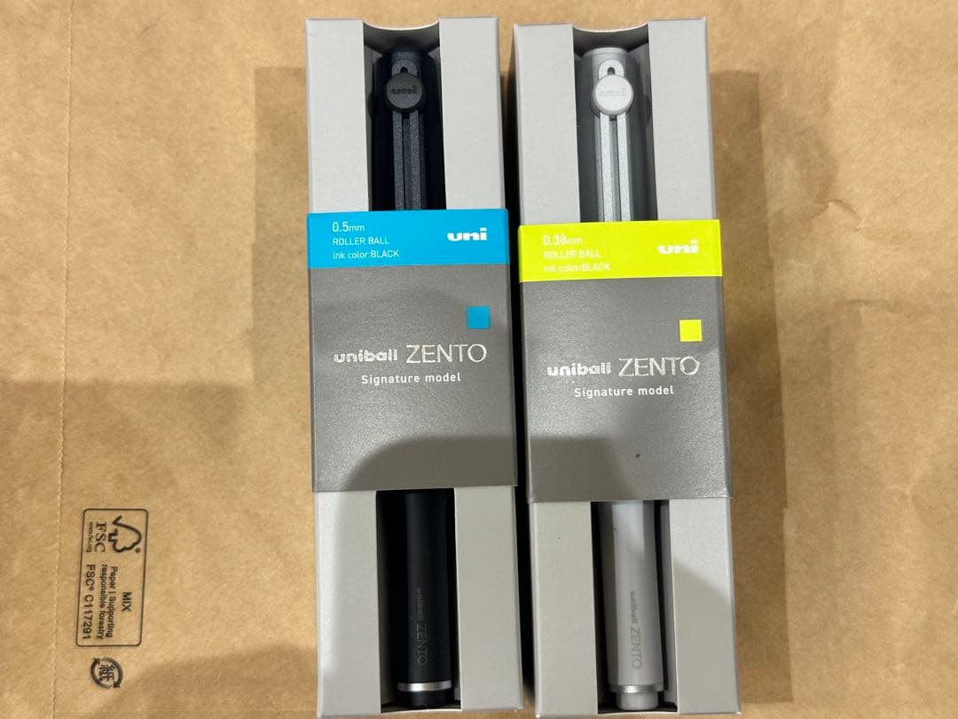 uniball ZENTO 2本セット ユニボール ゼント シグニチャーモデル