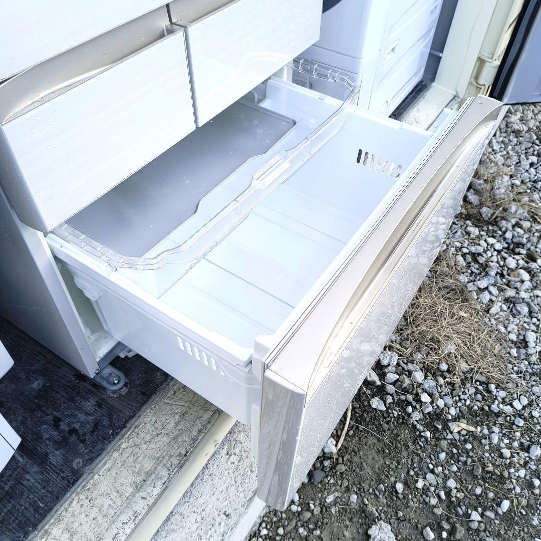 運搬取付無料！ラピスアイボリー　純正TOSHIBA6ドア冷蔵庫！完動品・超美品！