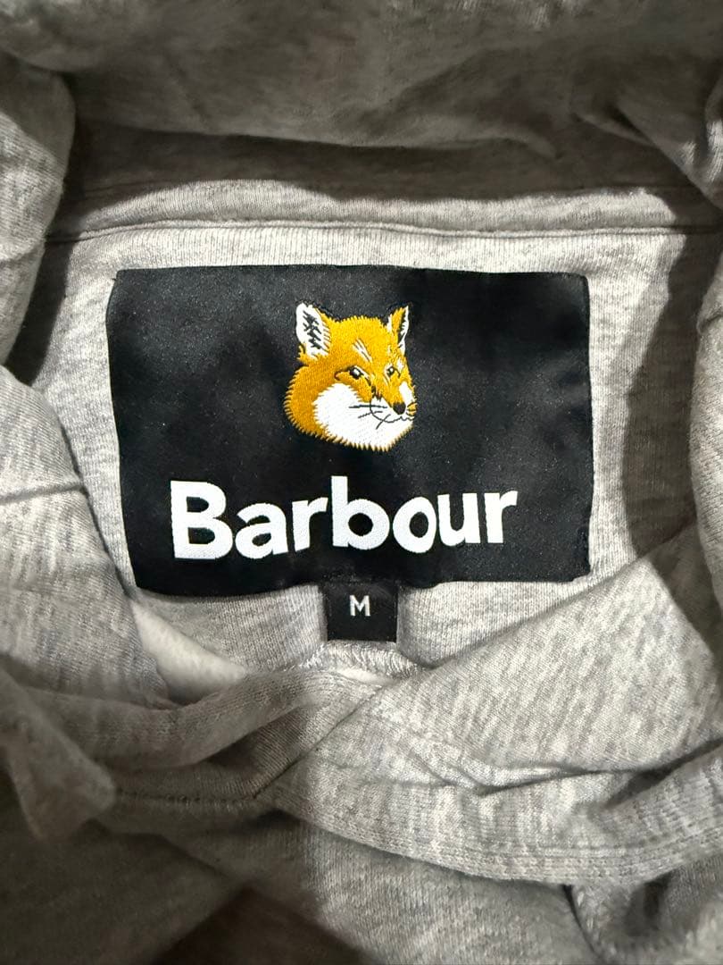 Barbour Maison Kitsuné パーカー