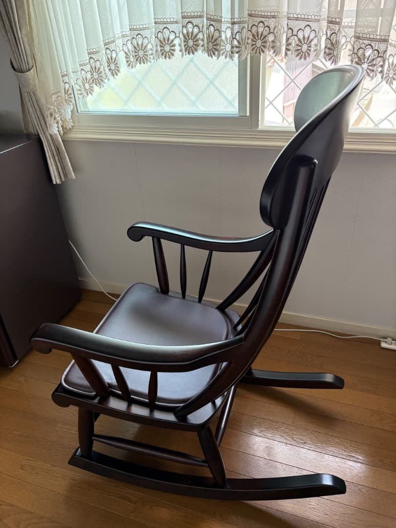 松本民芸家具　ロッキングチェア　クッション付き