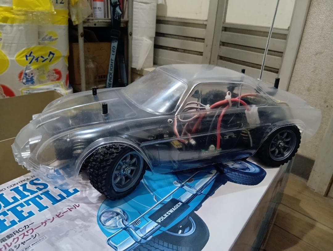 送料無料 タミヤ ワーゲンビートル アルピーヌボディ付き