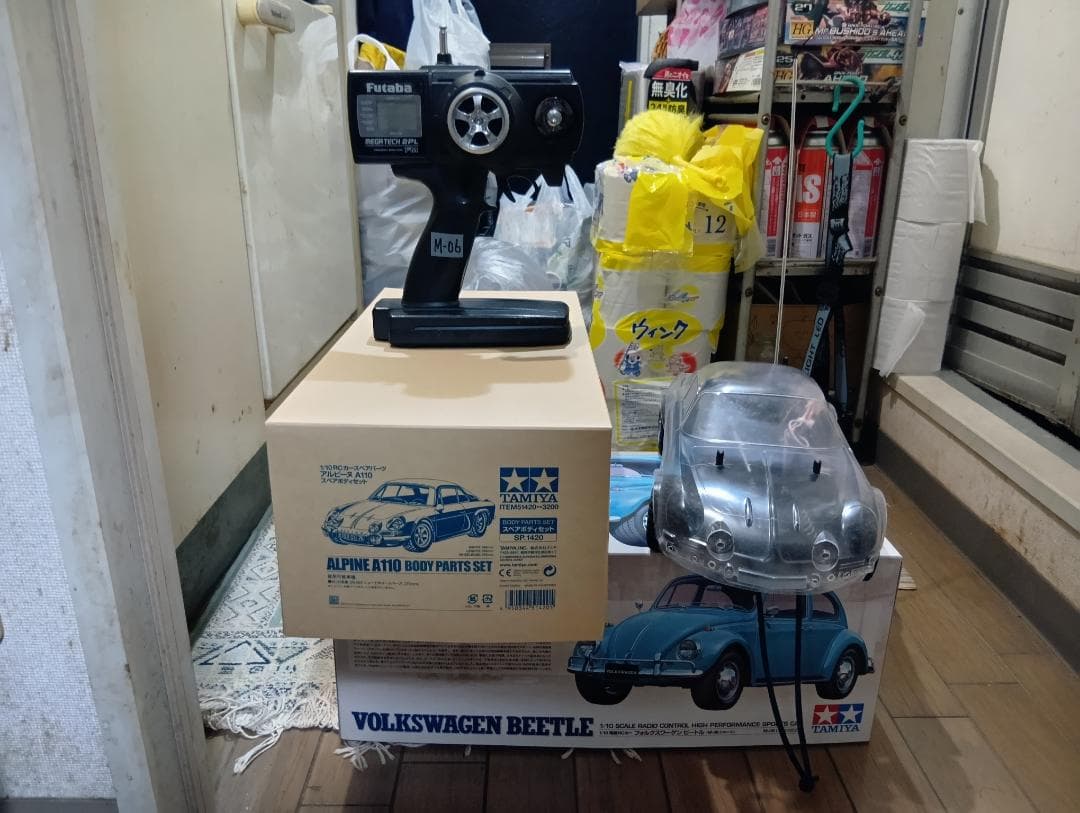 送料無料 タミヤ ワーゲンビートル アルピーヌボディ付き