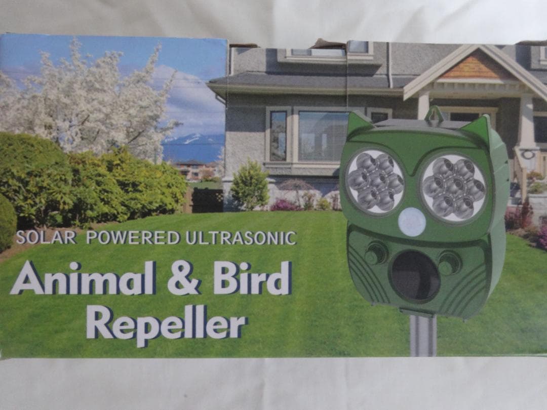 動物撃退器 害獣撃退器 4個セット(3個中古品　1個新品)