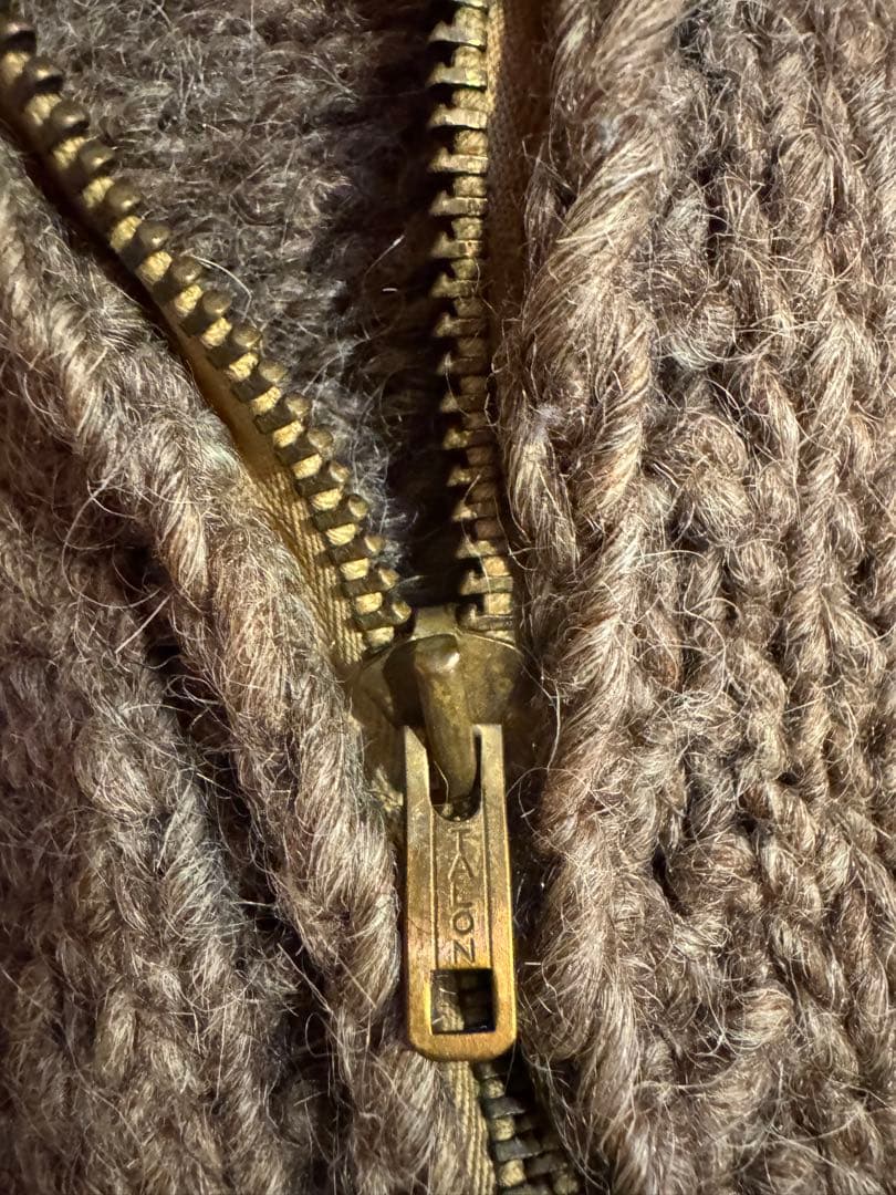 ビンテージ　カウチン　レア魚柄　サイズLからXL