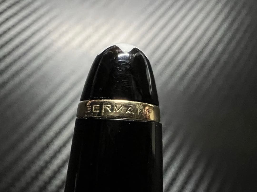 未使用に近い モンブラン 144 ブラック 全金 M 中字 万年筆