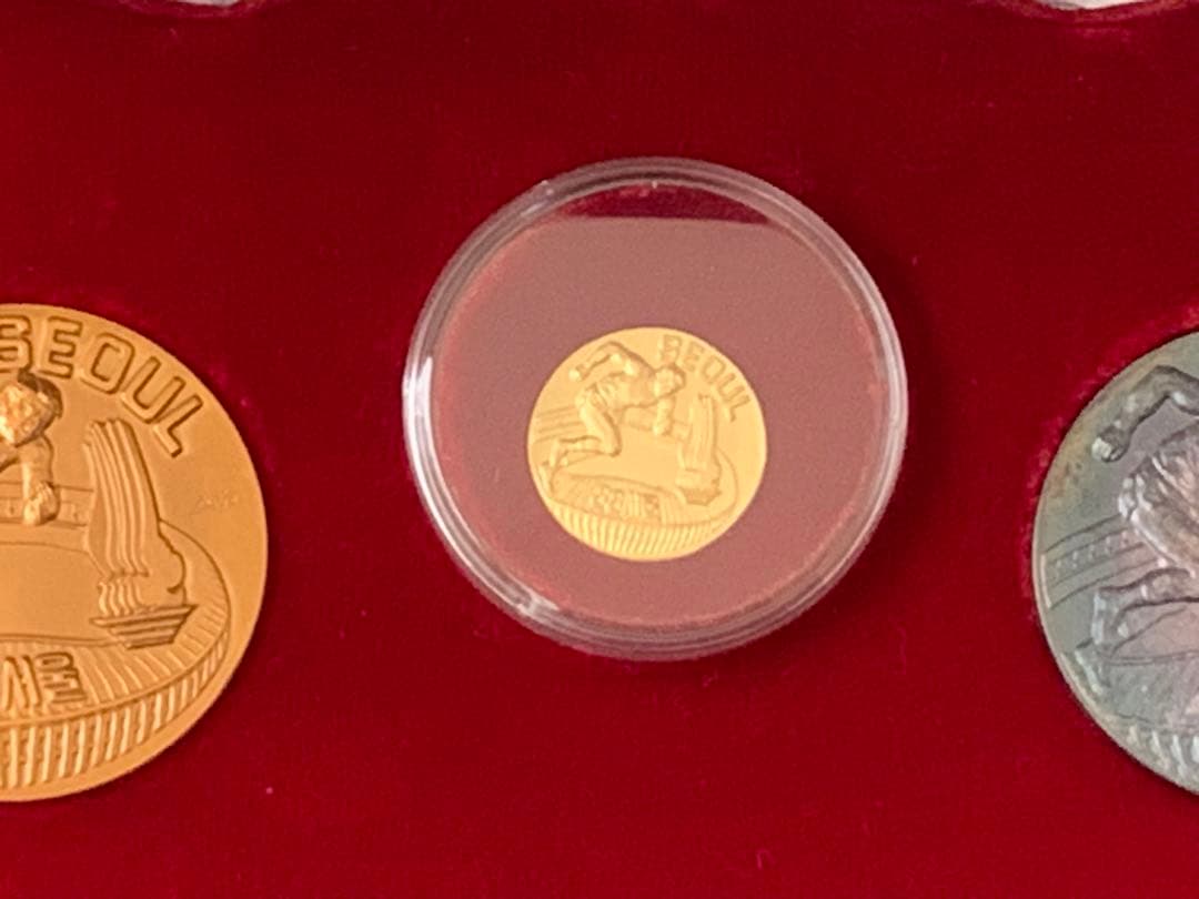 ソウルオリンピック公式参加記念メダル 1988 金銀銅