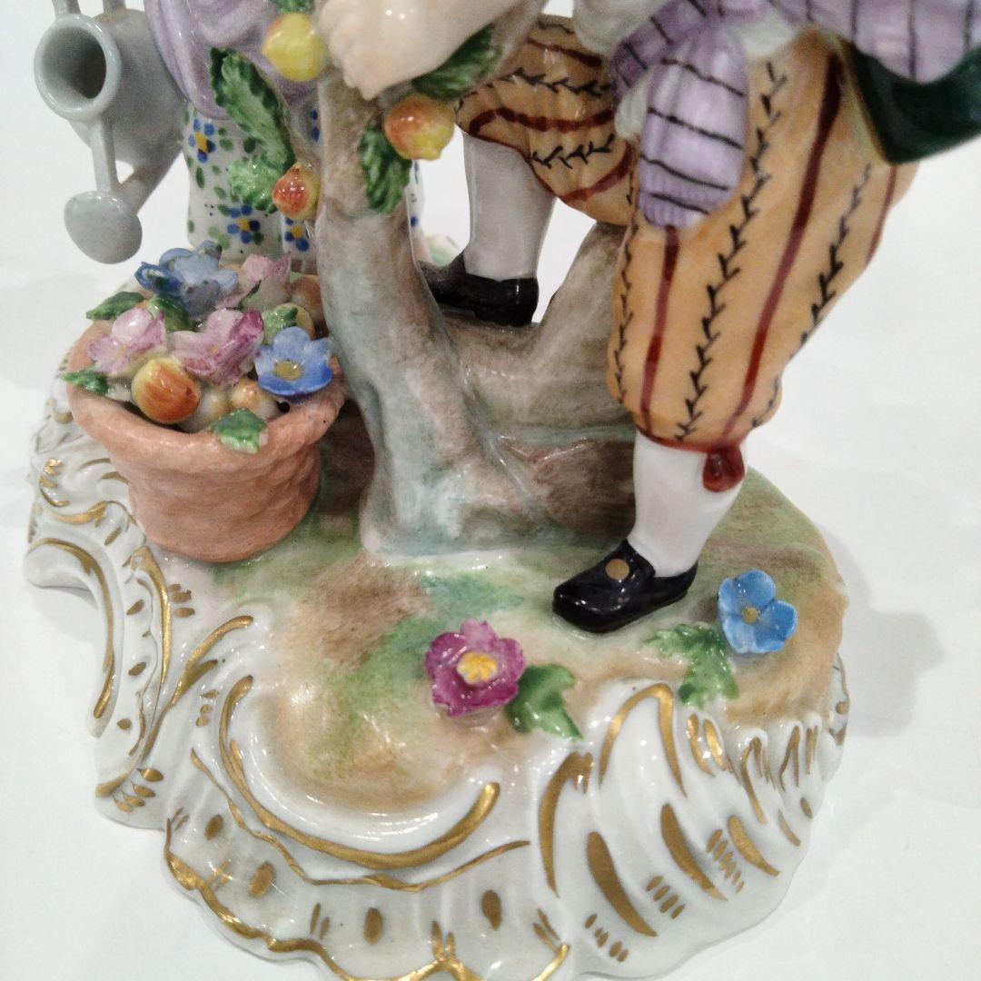 v298-1 ドレスデン カール・ティーメ工房 フィギュリン 高さ12.5㎝