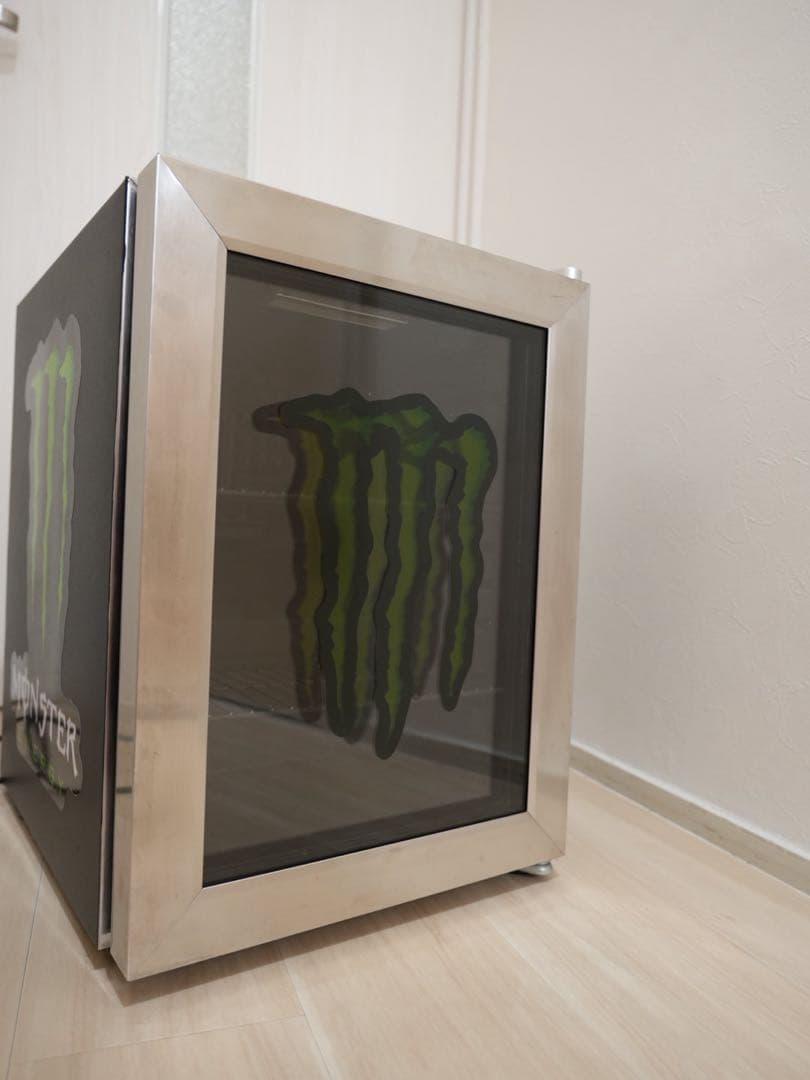 値下げMonster Energy カスタム冷蔵庫 ガラス扉