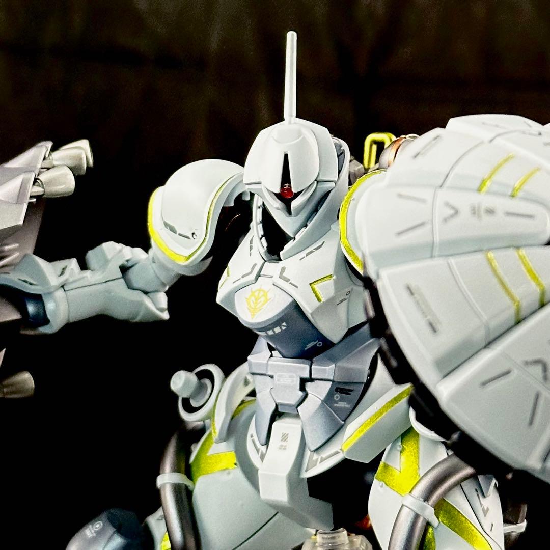 【全塗装完成品】HG エグザベ専用ギャン(ハクジ装備)