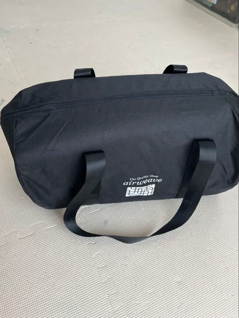 airweave 折りたたみマットレス 黒 収納バッグ付き