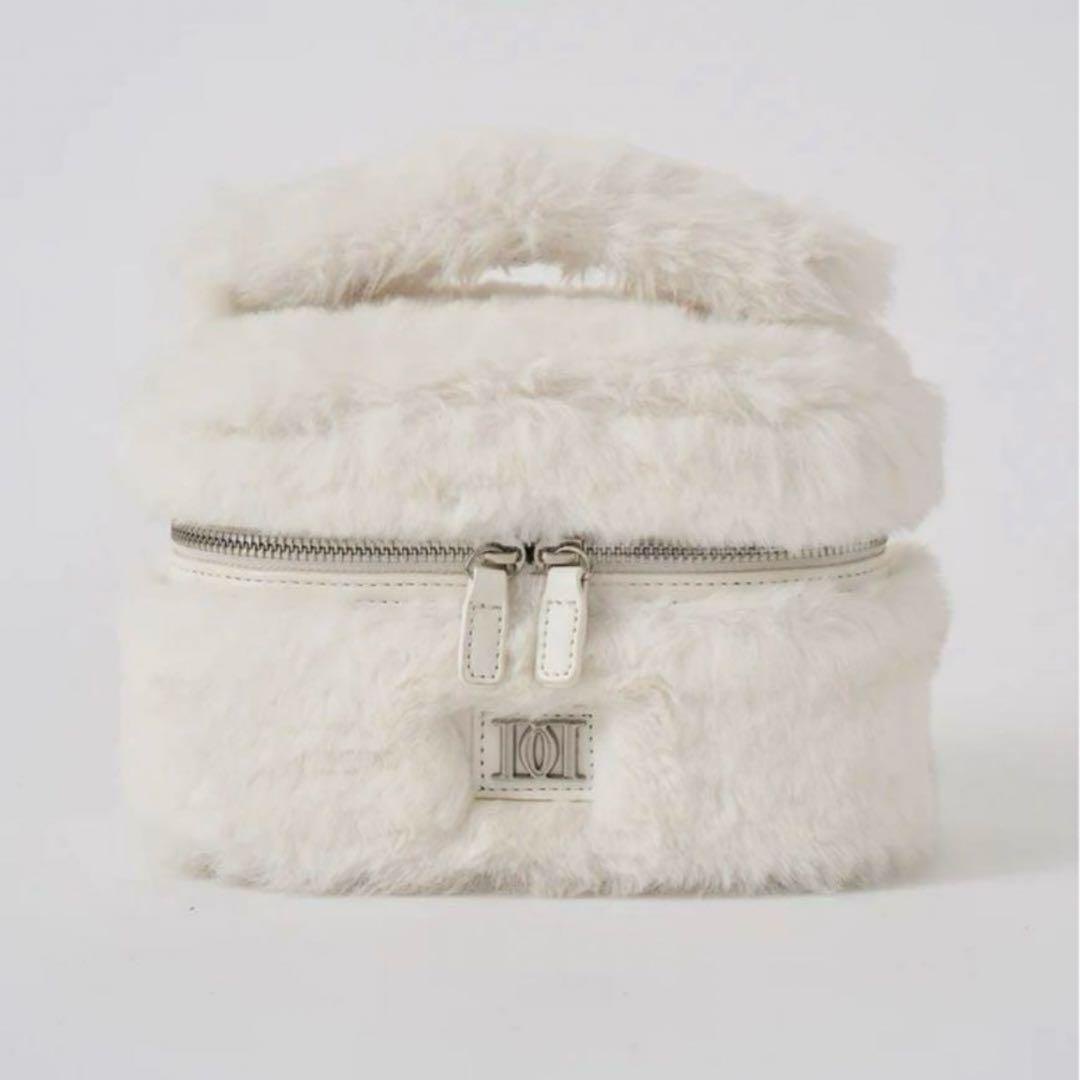 Darich フェイクファーショルダーミニバッグ ホワイト