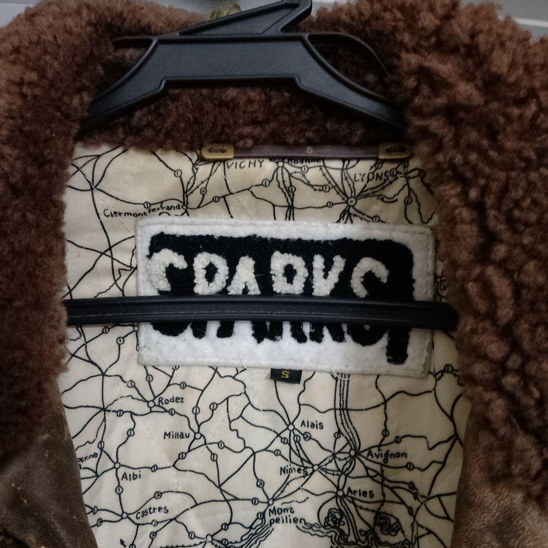 ヴィンテージブラウンレザーライダースジャケット