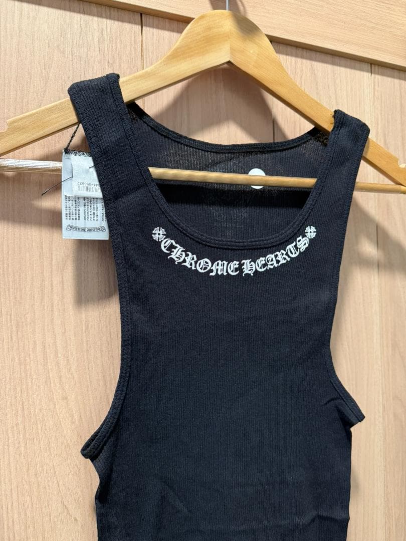 【新品未使用】クロムハーツ ネックロゴ タンクトップ サイズM