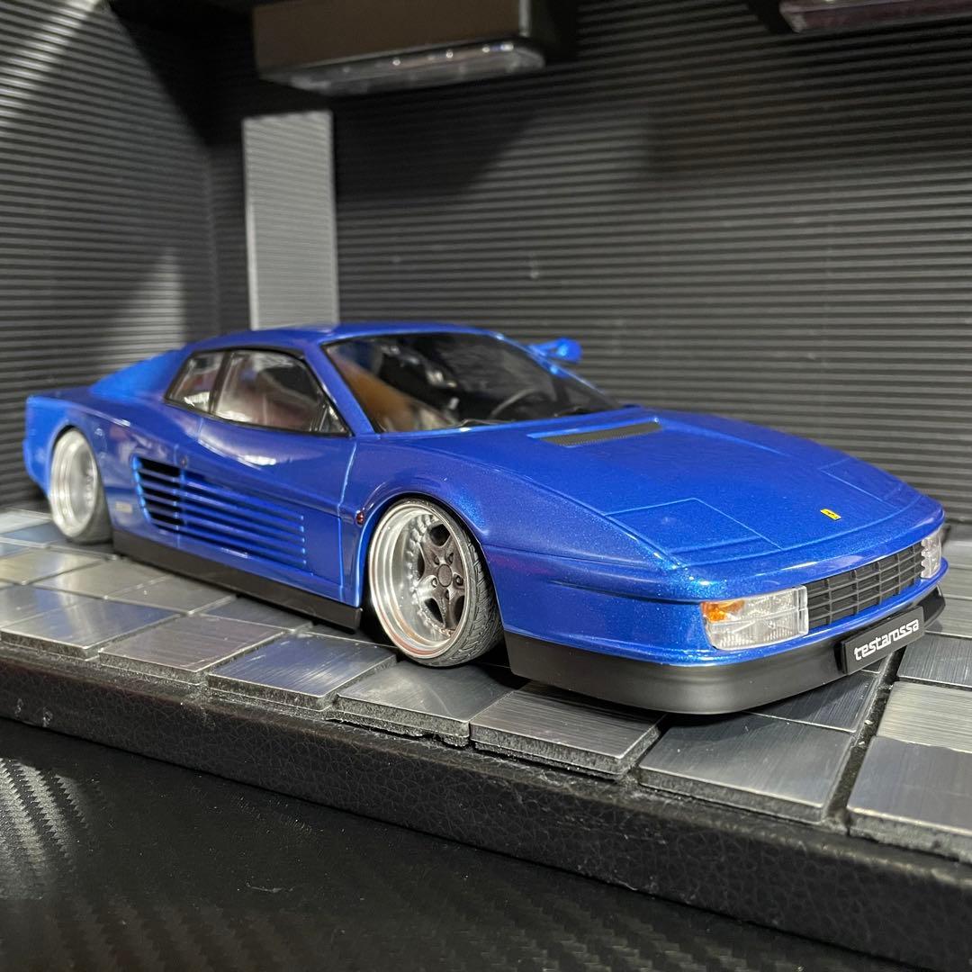 KKスケール 1/18 フェラーリ テスタロッサ モノスペッキオ（カスタム仕様）