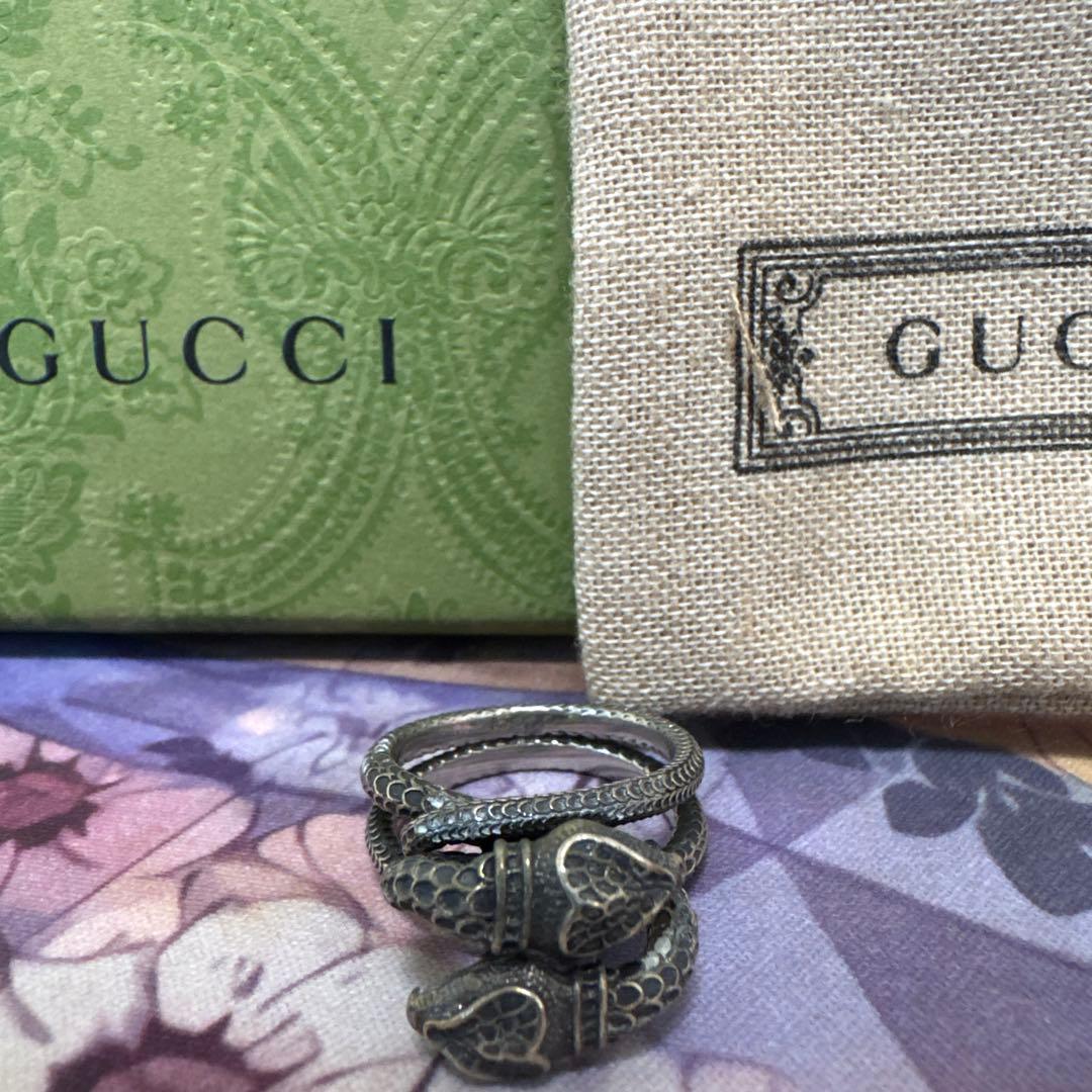 GUCCI ガーデンスネーク　リング　18号