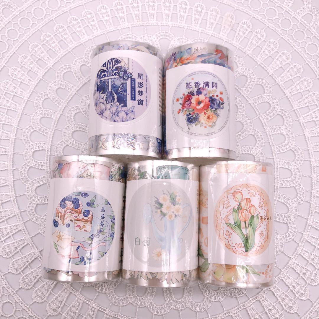 海外作家　五宝文創　マスキングテープ　PETテープ　まとめ売り　福袋【F2】