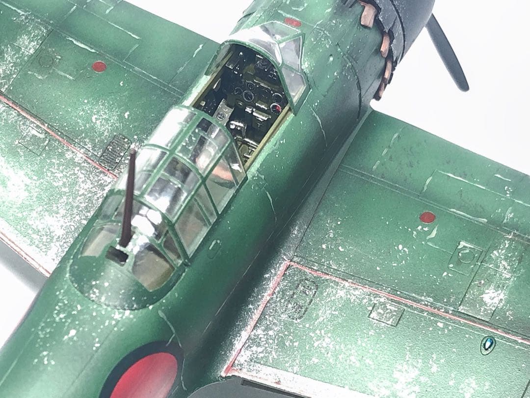 【海賊プラモデル屋完成品】TAMIYA 1/48 零戦52型 完成品