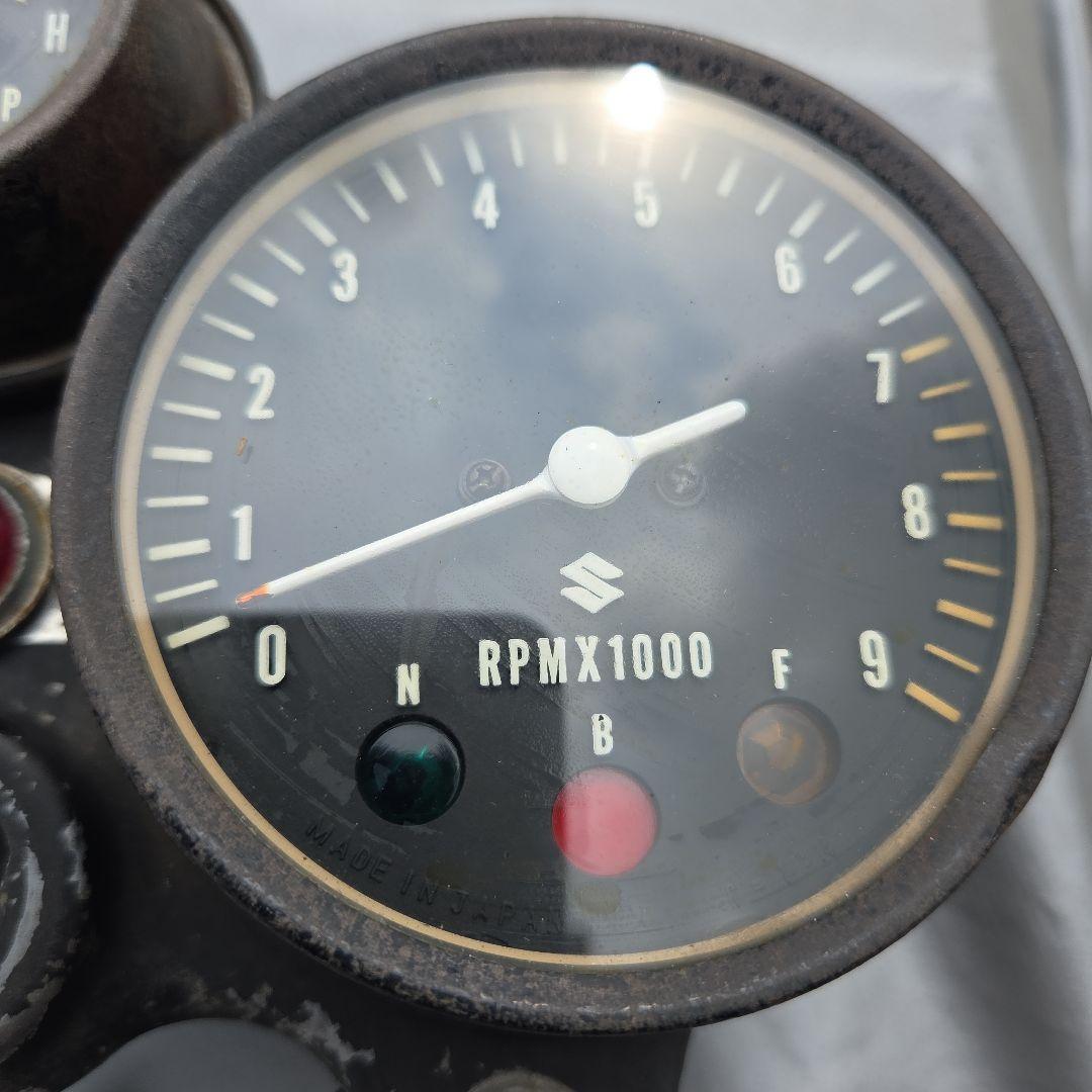 スズキ、GT750、B1、メーター