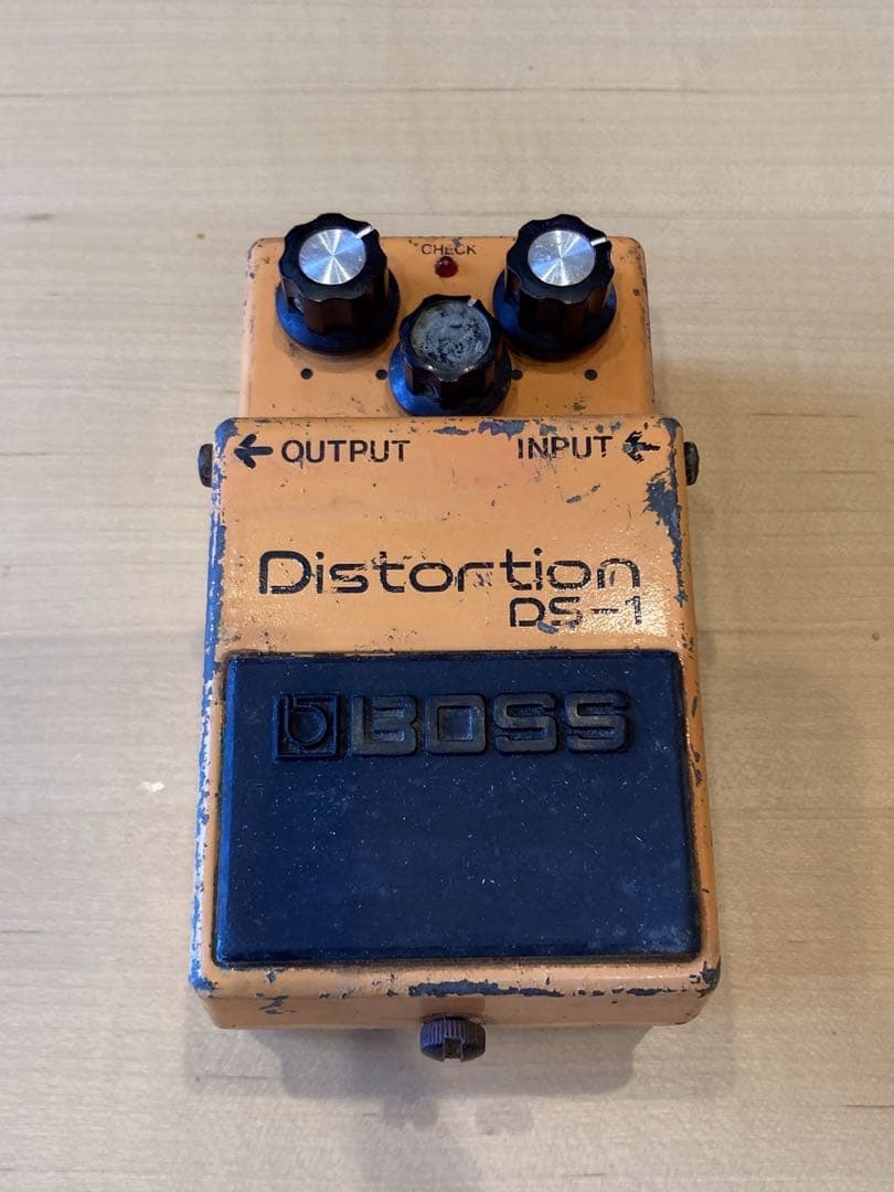 BOSS DS-1 最初期 7200 1978年7月 銀ネジ スケルトンスイッチ