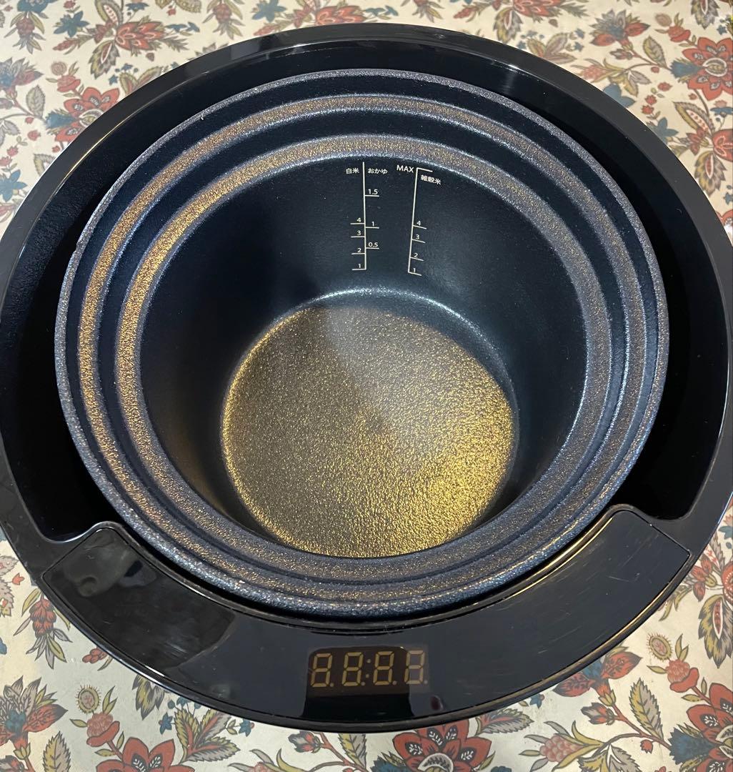 ソウイ SOUYI 土鍋炊飯器 フッ素/テフロン加工なし SY-150-BK