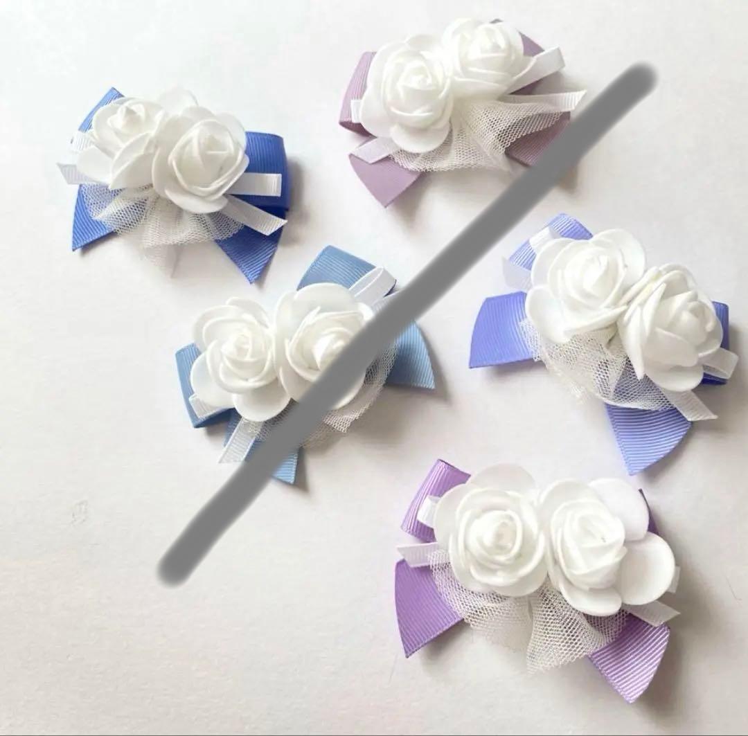 ダダブジ 様★ハロウィン★バラ2色トリミングリボンチョーカーNO1