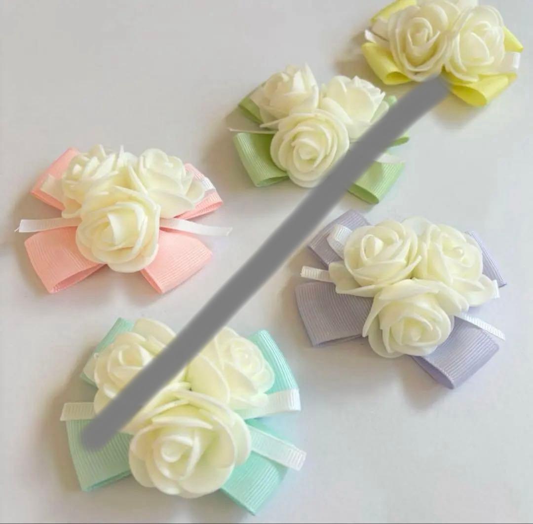 ダダブジ 様★ハロウィン★バラ2色トリミングリボンチョーカーNO1