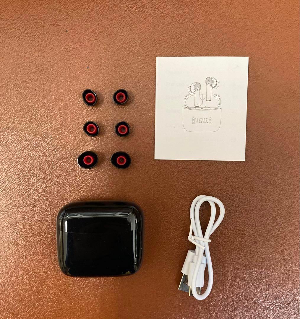 無線 ワイヤレスイヤホン Bluetooth5.3 黒 Ｊ8 長時間再生