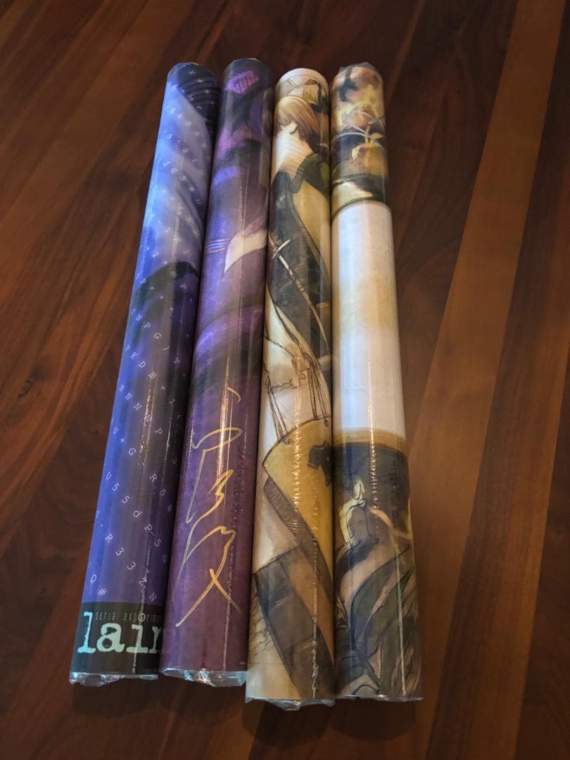 安倍吉俊 画業30周年記念 原画展 サイン入りB2ポスター 4点セット 未開封