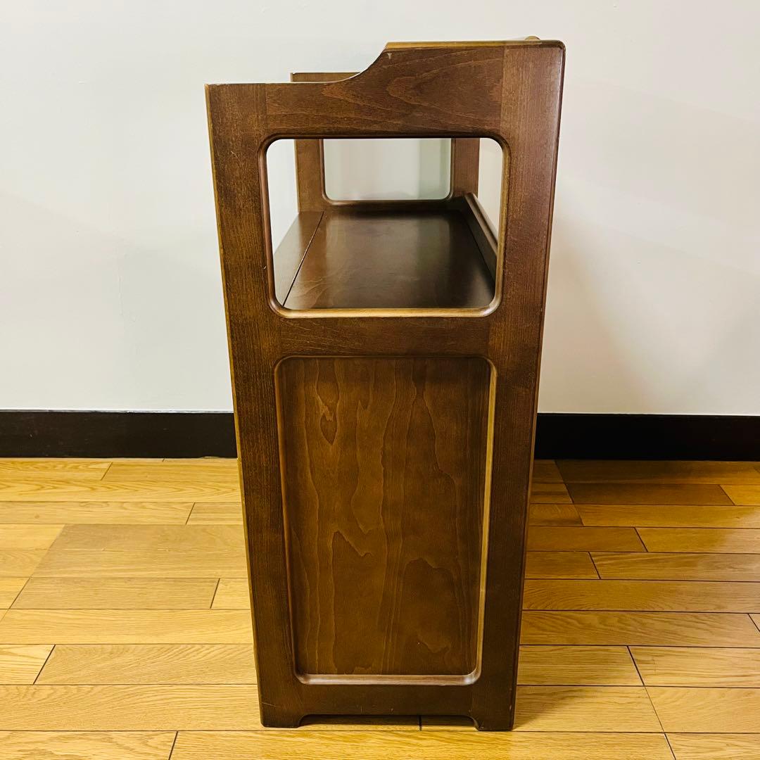 Karimoku カリモク 木製 電話台、FAX台　キャビネット飾り棚 収納 台