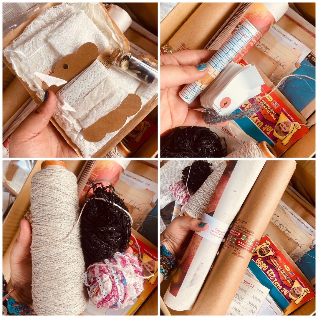 海外 ヴィンテージ 紙モノ 大量 詰め合わせ ジャンクジャーナル 味紙