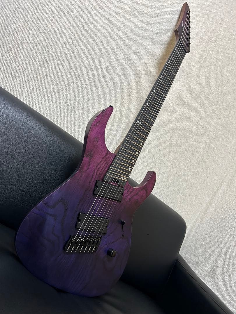 ギター Legator Ninja N7FP - IF Iris Fade