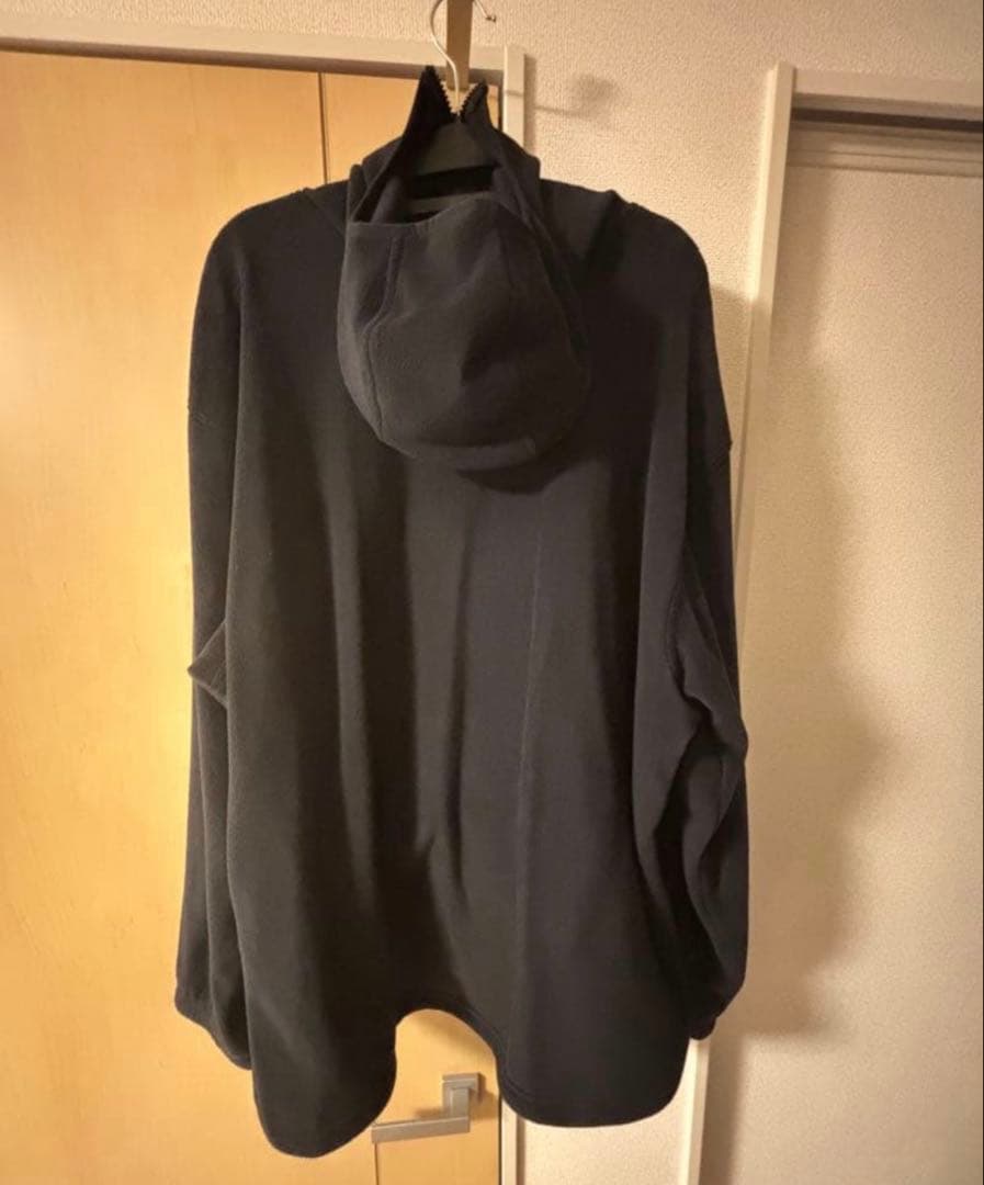 supreme 23fw フェイスマスクハーフジップフーディ XL ブラック