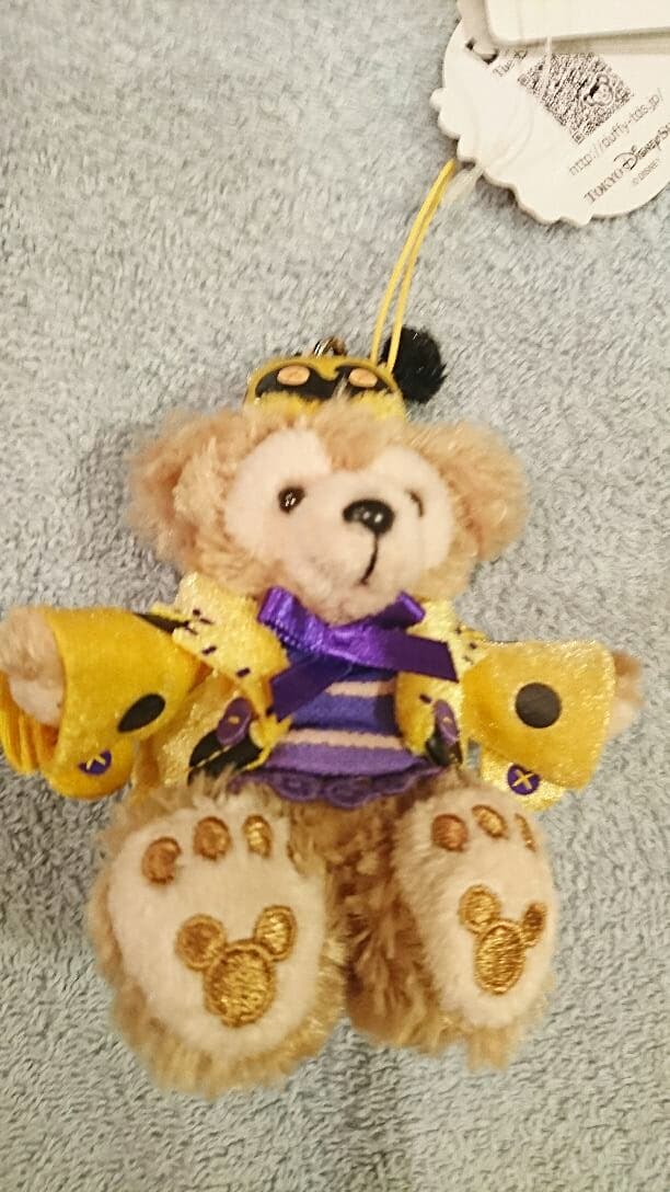 希少ダッフィー&シェリーメイ ぬいぐるみストラップセット　ディズニー