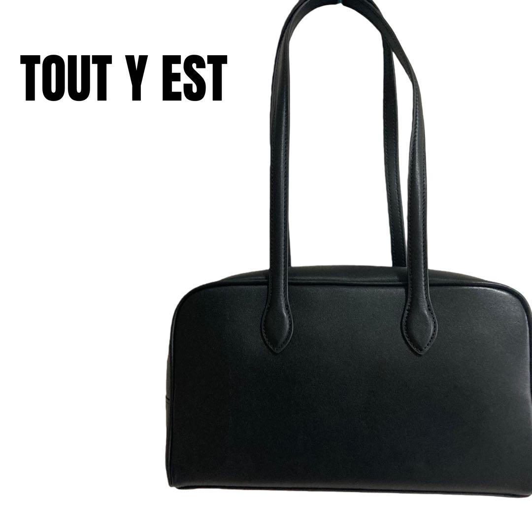 TOUT Y EST SAC LOQUET SMALL黒 トートバッグ