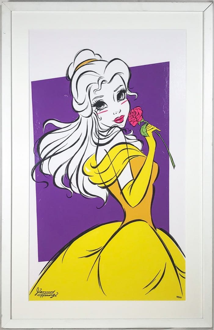 美女と野獣ベル JENNY CHUNG 限定版画たったの50部 アールビバン