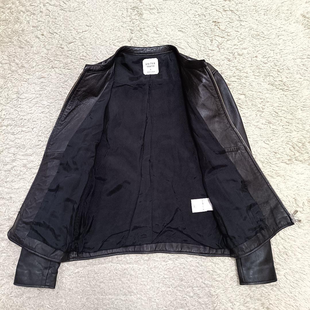 【XLサイズ】ユナイテッドトウキョウ レザージャケット ラムレザー 羊革 4号
