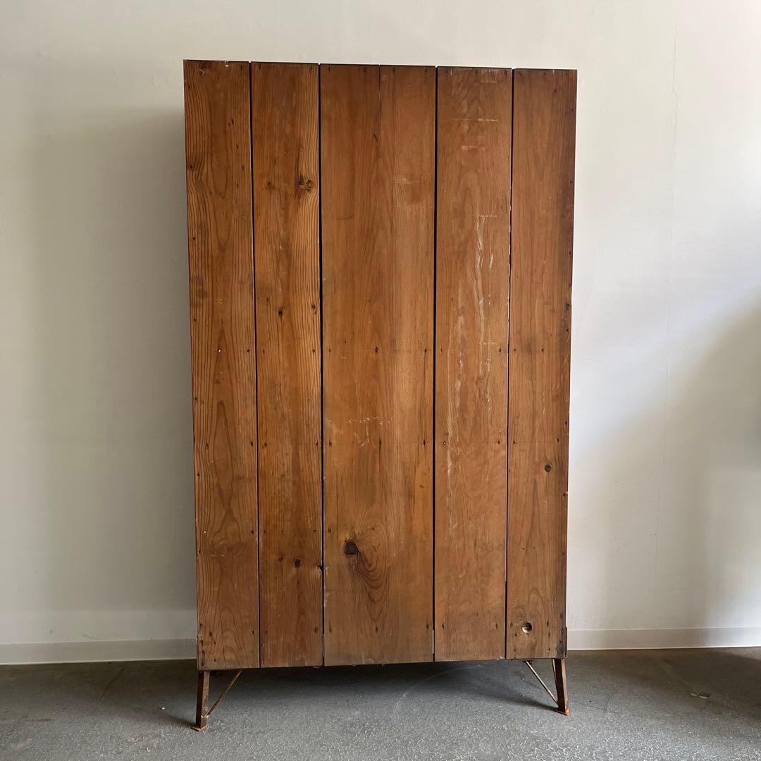 〈 アンティークラック 〉　郵便局棚　郵便局　仕分け棚 　飾り棚　送料込