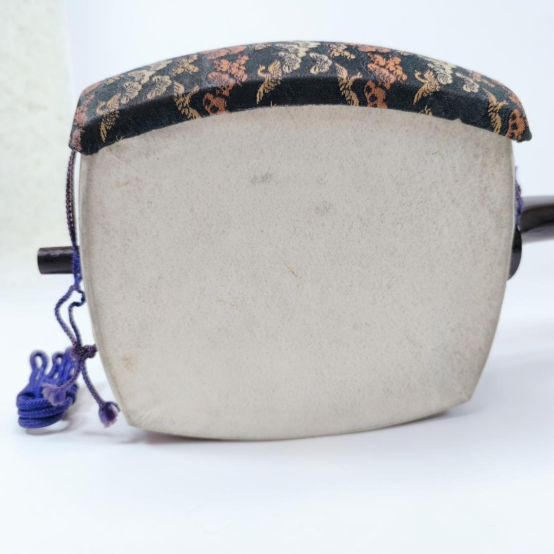 三味線　SHAMISEN　中棹　本体　音出し確認　新品糸3本付き　和楽器　三線