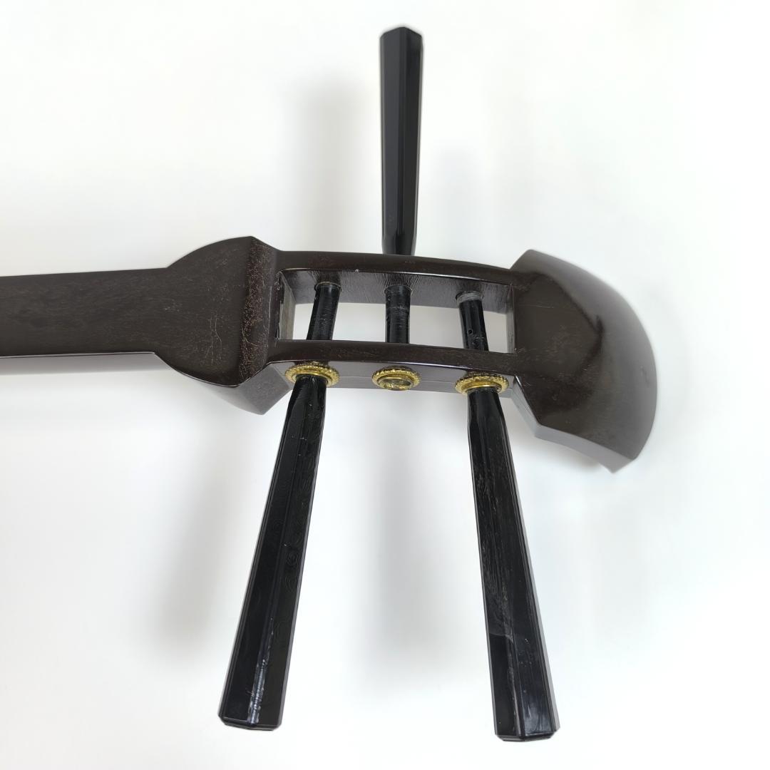 三味線　SHAMISEN　中棹　本体　音出し確認　新品糸3本付き　和楽器　三線