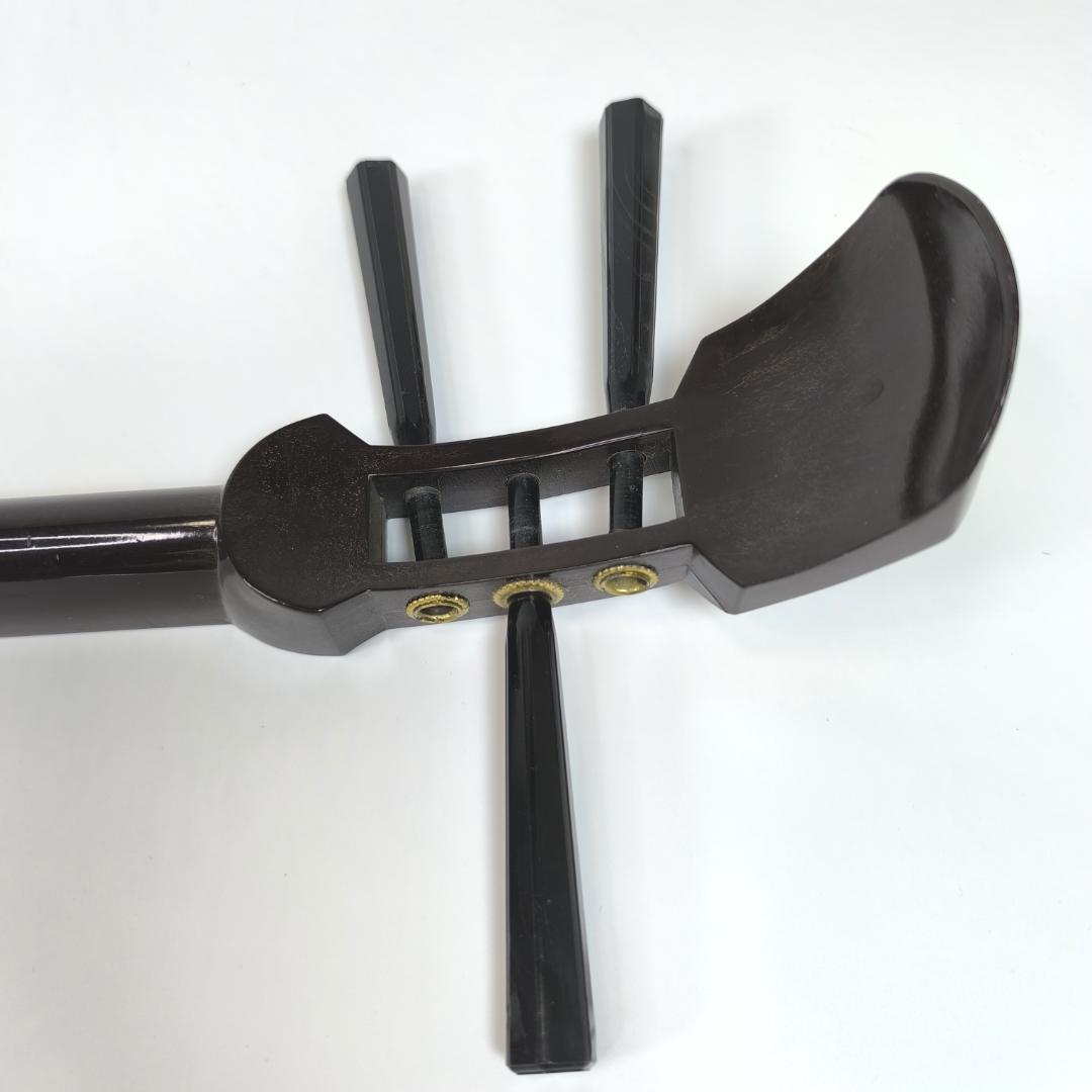 三味線　SHAMISEN　中棹　本体　音出し確認　新品糸3本付き　和楽器　三線