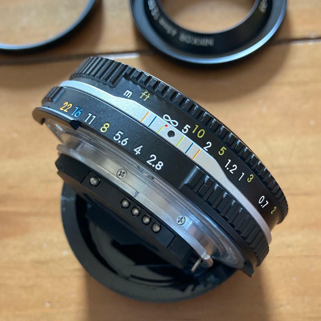 NIKON NIKKOR 45mm F2.8 P パンケーキ レンズ