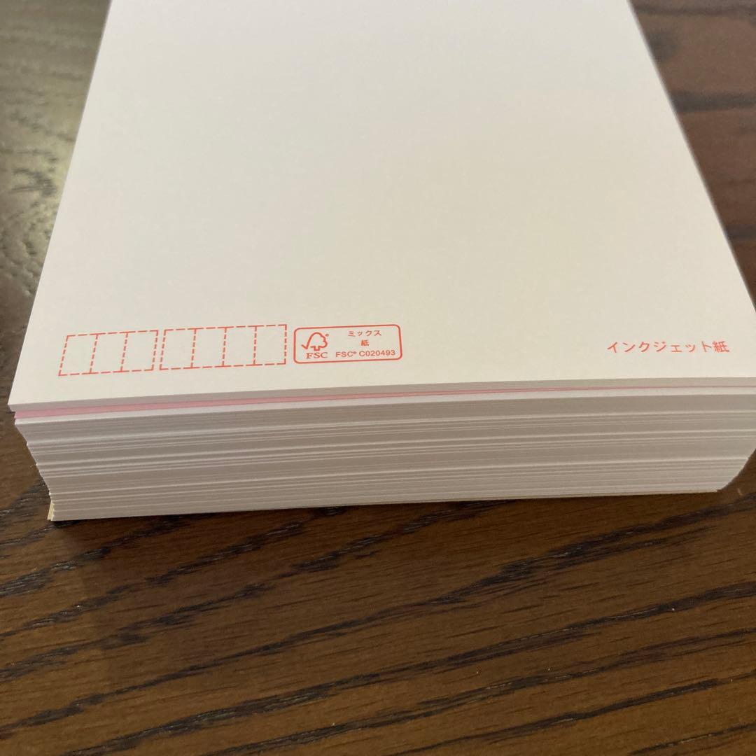 未使用 85円 郵便はがき 106枚 インクジェット