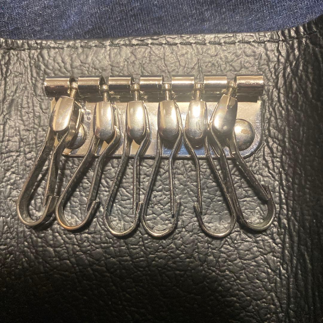 【美品】Maison Margiela ブラック レザー キーケース