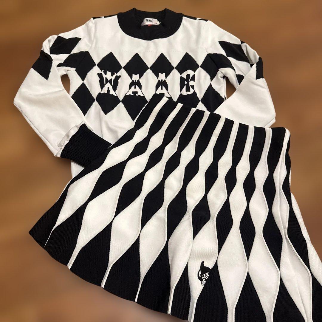 WAAC ゴルフウェア　セットアップ　ニット