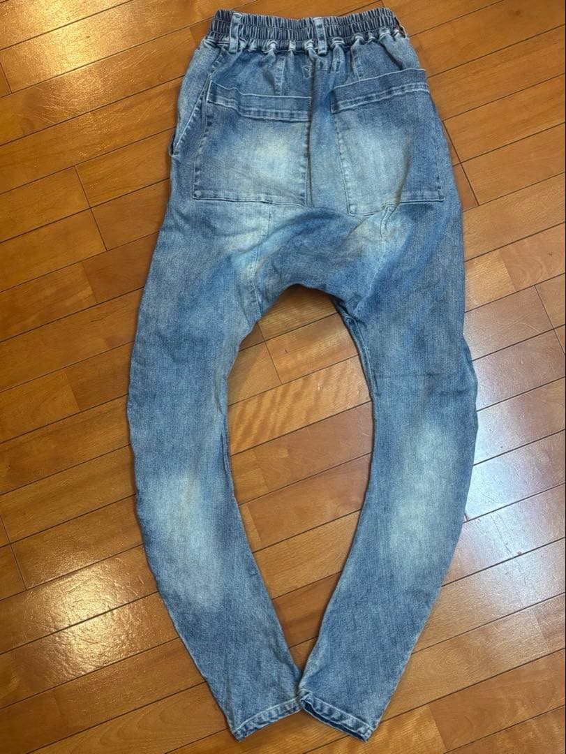 エーエフアーティファクト/A.F ARTEFACTデニム サルエルパンツ ブルー