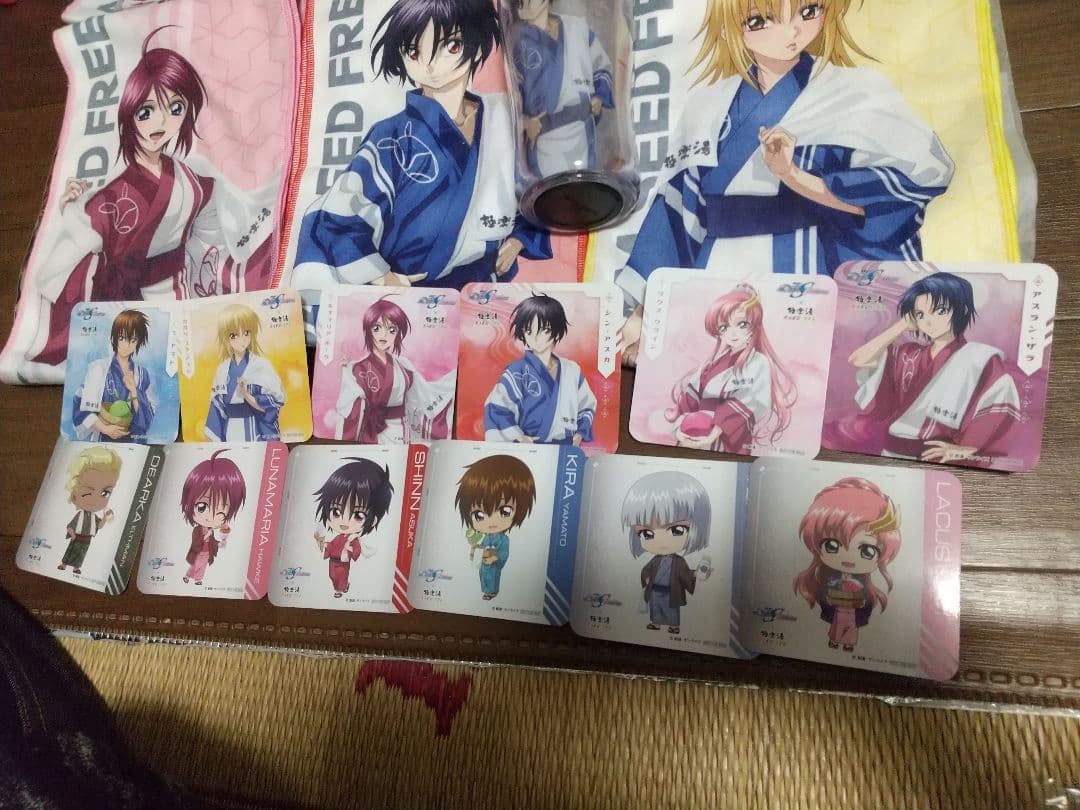 ガンダム SEED 極楽湯 コースター タオル タンブラー セット