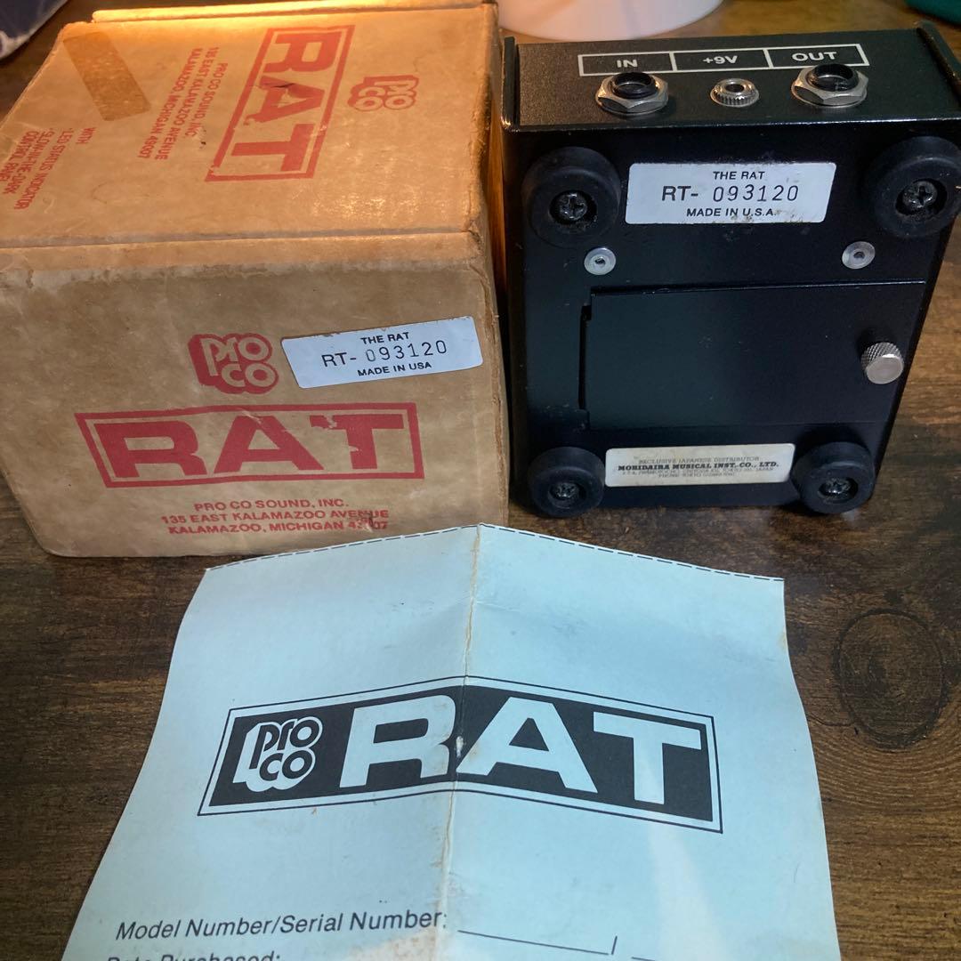 88年製　初期Proco RAT 2‼️モトローラ　LM308N ディストーション